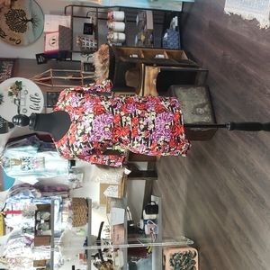 LuLaRoe floral, Minnie mouse top xs NWOT ar